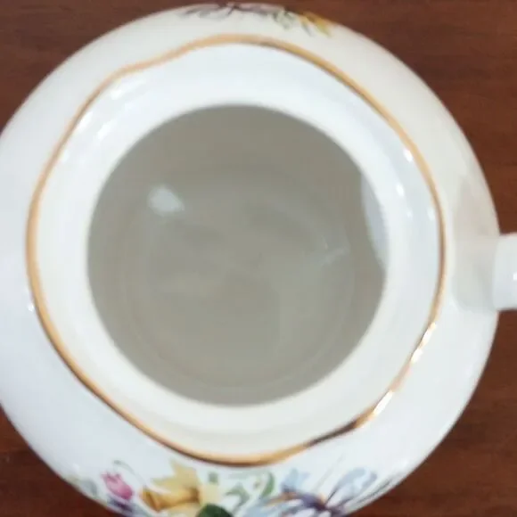 Arthur Wood English Floral Tea Pot #6819, Vintage! - Picture 6 of 10